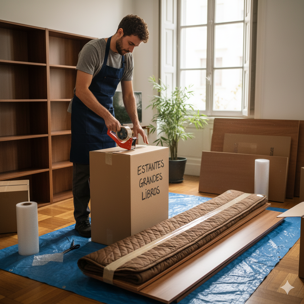 Cómo desmontar y embalar muebles